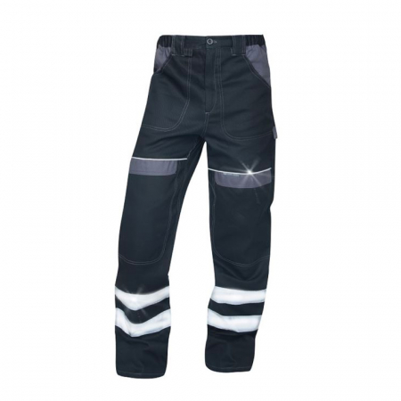 Pantaloni de lucru reflectorizanti in talie COOL TREND - negru [0]