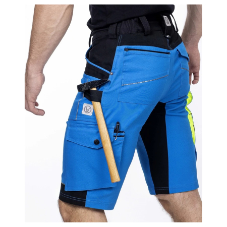 Pantaloni de lucru scurti 4XSTRETCH - albastru [4]
