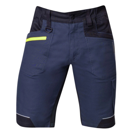 Uz general - Pantaloni de lucru scurti 4XSTRETCH - bluemarin