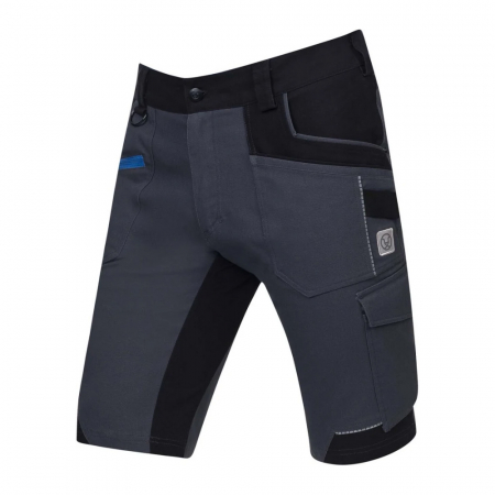 Pantaloni de lucru scurti 4XSTRETCH - gri inchis [1]