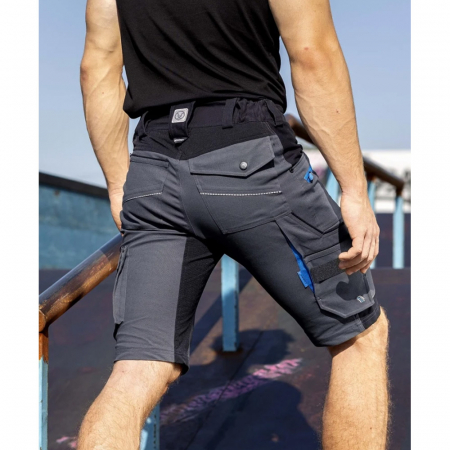 Pantaloni de lucru scurti 4XSTRETCH - gri inchis [8]