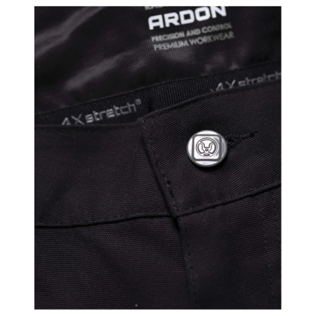 Pantaloni de lucru scurti 4XSTRETCH - negru [4]