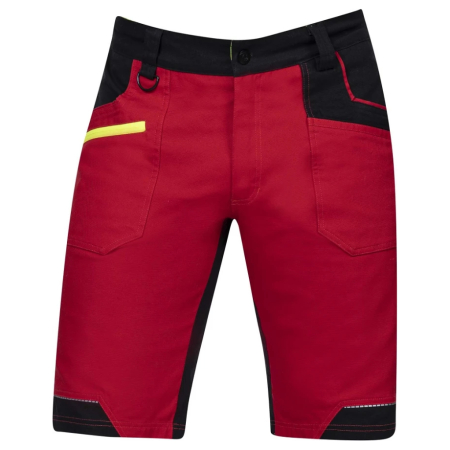 Pantaloni de lucru - Pantaloni de lucru scurti 4XSTRETCH - rosu