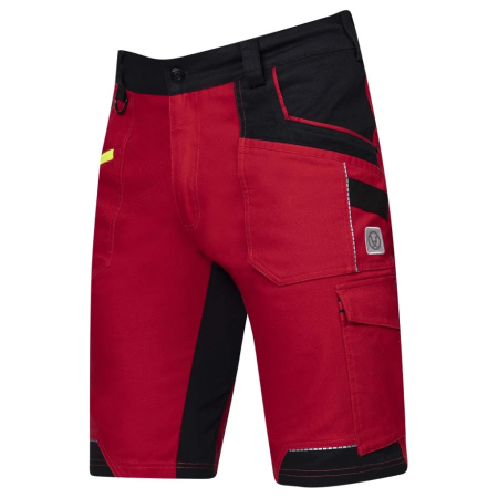 Pantaloni de lucru scurti 4XSTRETCH - rosu [1]