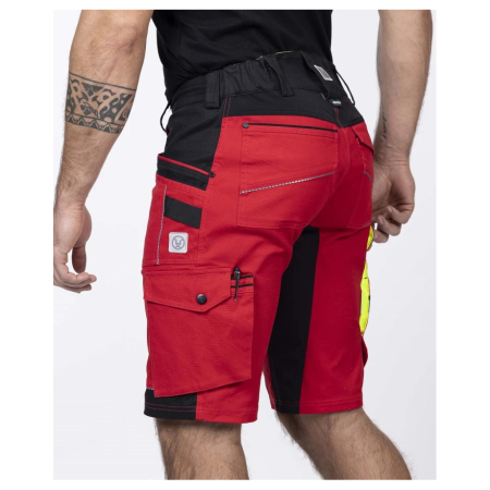 Pantaloni de lucru scurti 4XSTRETCH - rosu [4]