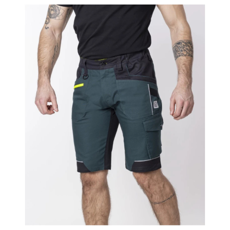 Pantaloni de lucru scurti 4XSTRETCH - verde [1]