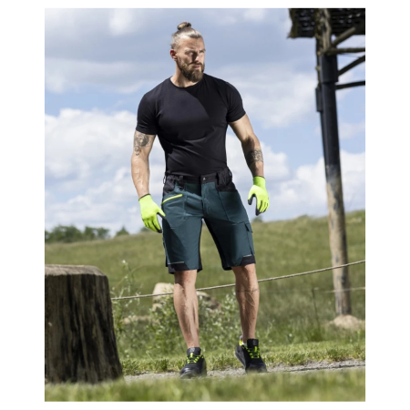 Pantaloni de lucru scurti 4XSTRETCH - verde [3]