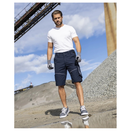 Pantaloni de lucru scurti hidrofobizati URBAN+ bleumarin [5]