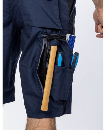 Pantaloni de lucru scurti hidrofobizati URBAN+ bleumarin [4]