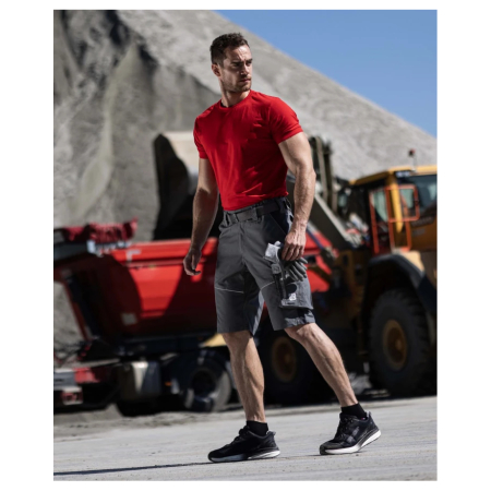Pantaloni de lucru scurti hidrofobizati URBAN+ gri [5]
