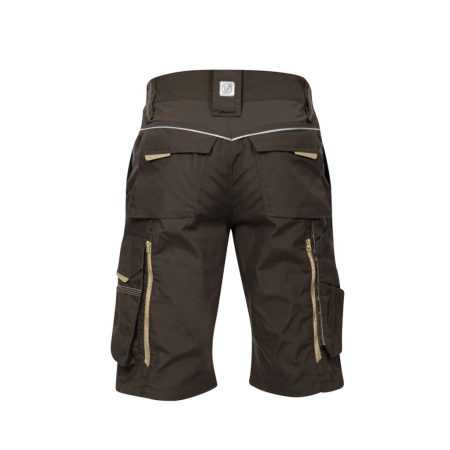 Pantaloni de lucru scurti hidrofobizati URBAN+ maro [1]