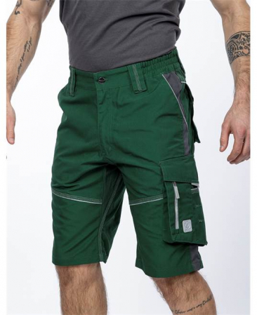 Pantaloni de lucru scurti hidrofobizati URBAN+ verde [2]