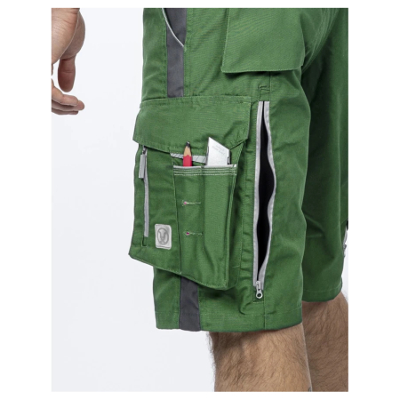 Pantaloni de lucru scurti hidrofobizati URBAN+ verde [3]