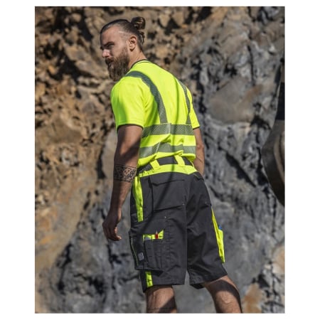 Pantaloni de lucru scurti NEON - galben [3]