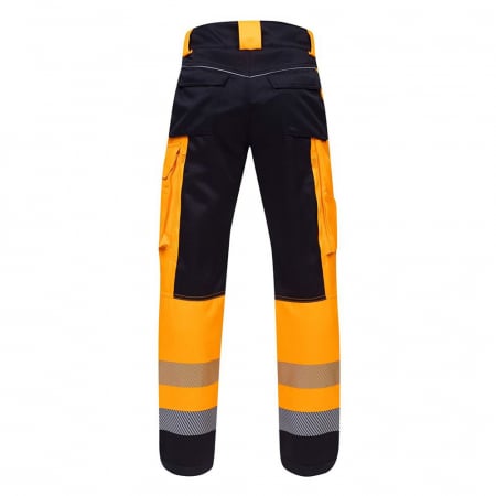 Pantaloni reflectorizanti de lucru in talie SIGNAL+ - portocaliu/negru [1]