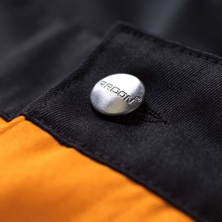 Pantaloni reflectorizanti de lucru in talie SIGNAL+ - portocaliu/negru [8]