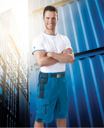 Pantaloni scurti de lucru VISION - albastru/gri [2]