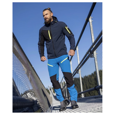 Pantaloni softshell barbati CITYCONIC - albastru [2]