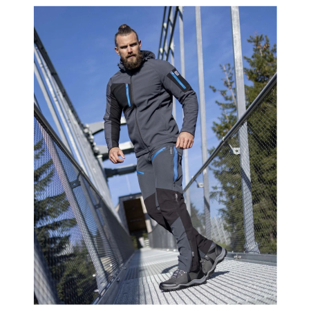 Pantaloni softshell barbati CITYCONIC - gri inchis [2]