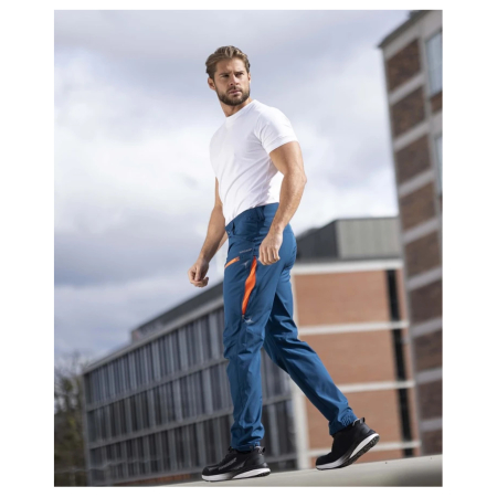 Pantaloni softshell barbati CREATRON - albastru [9]