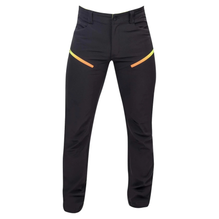 Imbracaminte outdoor / trekking barbati - Pantaloni softshell barbati CREATRON - negru