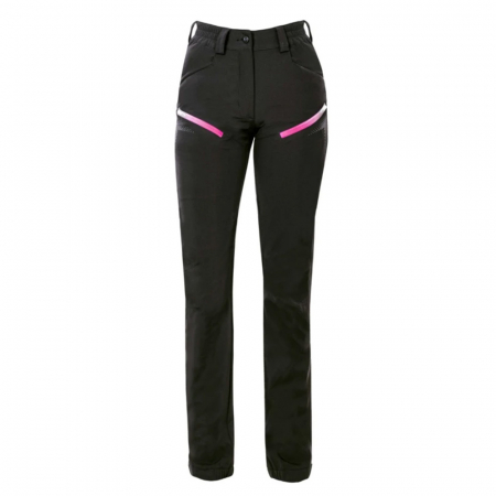 Imbracaminte de lucru - Pantaloni softshell de dama Creatron - negru/roz