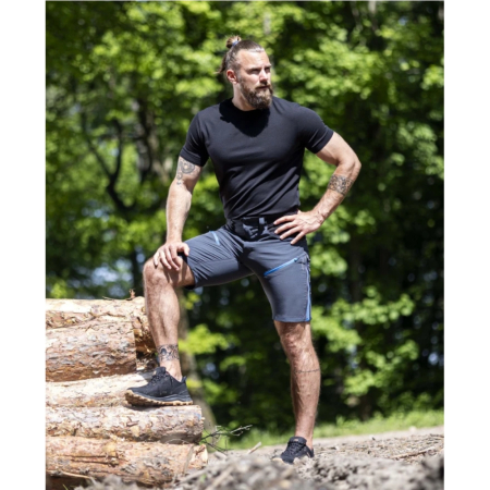 Pantaloni softshell scurti CITYCONIC - gri inchis [3]