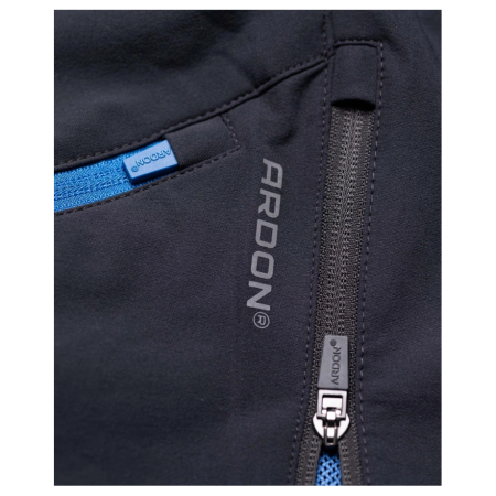 Pantaloni softshell scurti CITYCONIC - gri inchis [5]