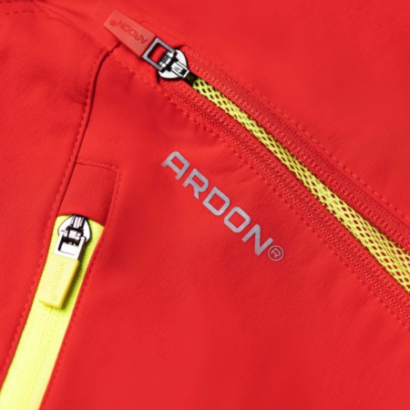 Pantaloni softshell scurti CITYCONIC - rosu [4]
