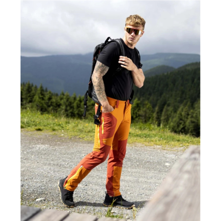 Pantaloni trekking ULTRITE GO - portocaliu [3]