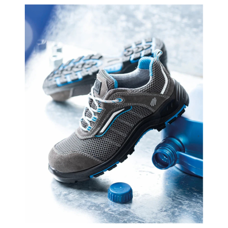 Pantofi de protectie cu bombeu compozit si lamela antiperforatie non-metalica RASPER BLUE S1P SRC - metal free [1]