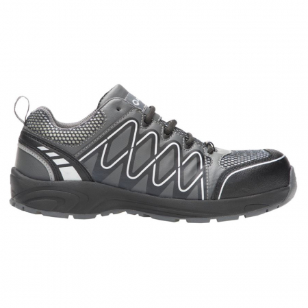 Incaltaminte - Pantofi de protectie cu bombeu compozit si lamela antiperforatie non-metalica VISPER S1P SRC - metal free