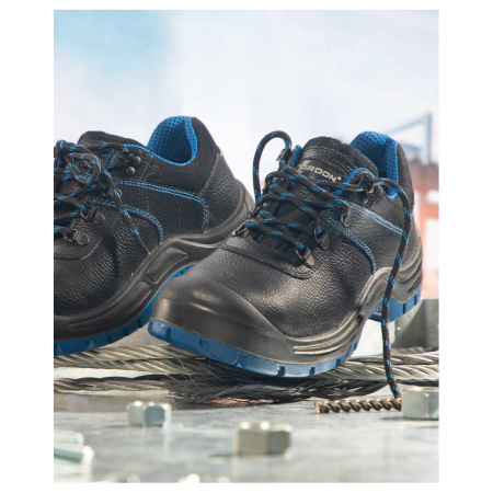 Pantofi de protectie cu bombeu metalic si lamela antiperforatie metalica KING S3 SRC [1]