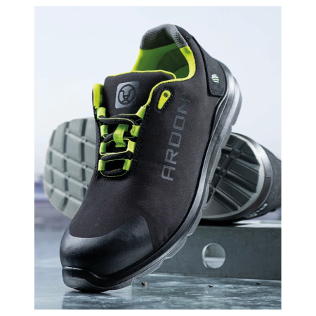 Pantofi de protectie cu bombeu metalic si lamela antiperforatie metalica Softex S1P SRC [1]