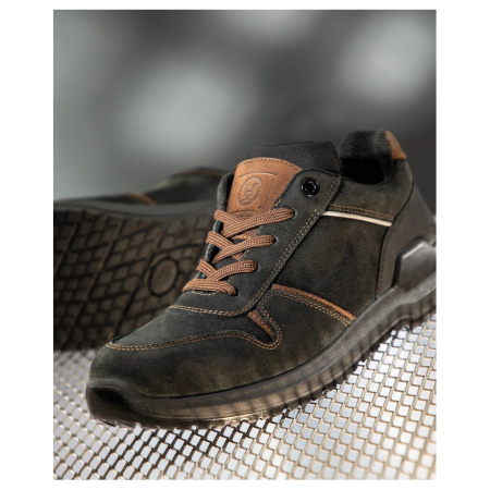 Pantofi de protectie cu bombeu metalic si lamela antiperforatie non-metalica MASTERLOW S3 SRC [1]