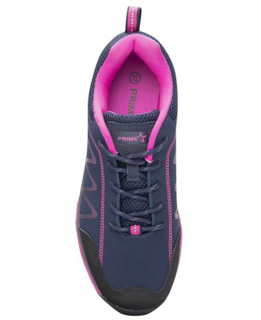Pantofi trekking/outdoor BLOOM roz/bleumarin - softshell - pentru femei [3]