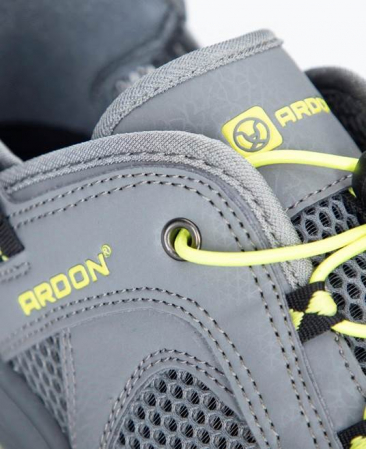 Pantofi trekking/outdoor SUNSET - gri/galben [4]
