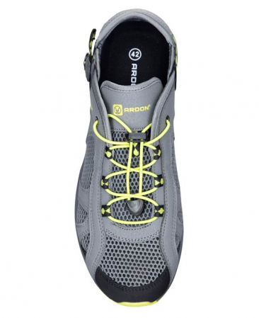Pantofi trekking/outdoor SUNSET - gri/galben [3]