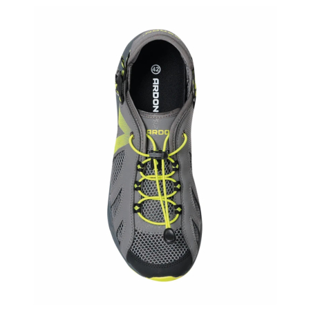 Pantofi trekking/outdoor SUNSET - gri/galben [3]