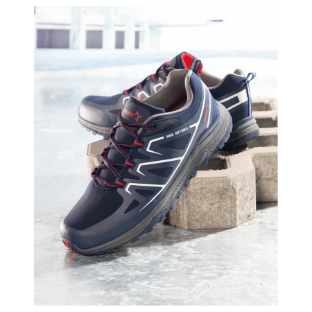 Pantofi trekking/outdoor TWIST - bleumarin- softshell [1]