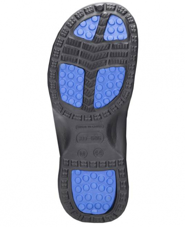 Papuci tip crocs MARINE - negru/albastru [1]