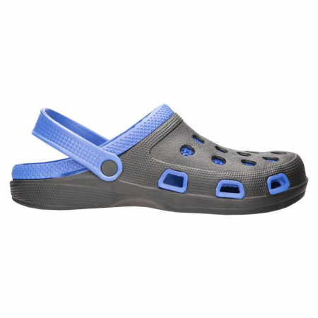 Incaltaminte - Papuci tip crocs MARINE - negru/albastru
