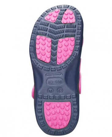 Papuci tip crocs MARINE - roz/bleumarin -pentru femei [1]