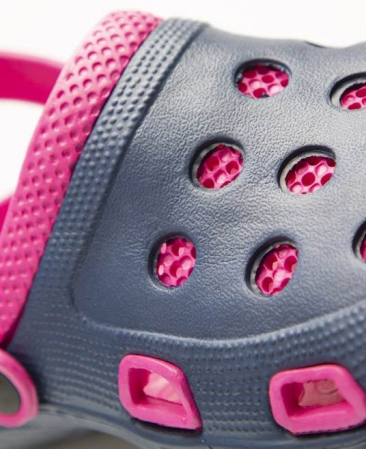 Papuci tip crocs MARINE - roz/bleumarin -pentru femei [4]