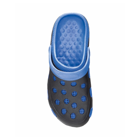 Papuci tip crocs MARINE - negru/albastru [3]