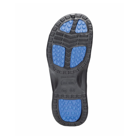 Papuci tip crocs MARINE - negru/albastru [4]
