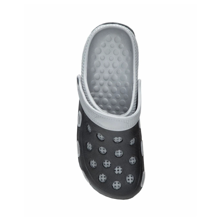 Papuci tip crocs MARINE - negru/gri [2]