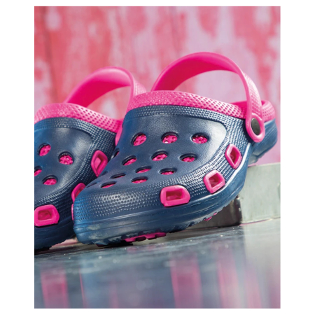 Papuci tip crocs MARINE - roz/bleumarin -pentru femei [1]