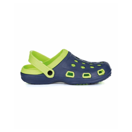 Incaltaminte - Papuci tip crocs MARINE - verde/bleumarin