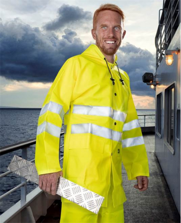 Pelerina scurta reflectorizanta AQUA 1101 - galben [1]